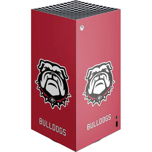 University of Georgia Bulldogs Logo XBox Series X Digital Edition Console Skin